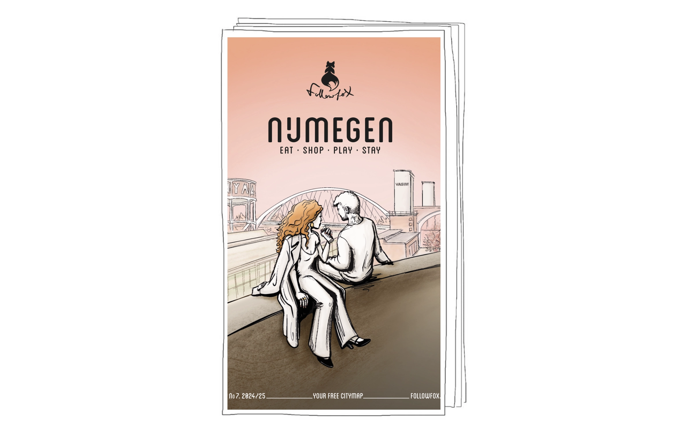 Nο 7. Nijmegen 24/25 FollowFox Citymaps